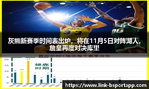 灰熊新赛季时间表出炉，将在11月5日对阵湖人，詹皇再度对决库里